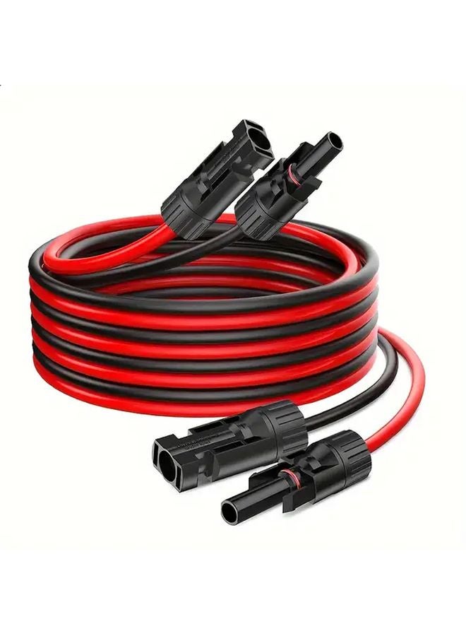 26 قدم كابل تمديد MC4 من عيار 14AWG للألواح الشمسية للمقطورات السكنية - Image 1